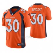 Camiseta NFL Limited Hombre Denver Broncos Phillip Lindsay Naranja Vapor Untouchable
