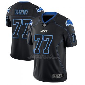 Camiseta NFL Limited Hombre Detroit Lions Frank Ragnow Negro Color Rush 2018 Lights Out