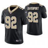 Camiseta NFL Limited Hombre New Orleans Saints Marcus Davenport Saints Negro Vapor Untouchable