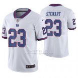 Camiseta NFL Limited Hombre New York Giants Jonathan Stewart Blanco Color Rush