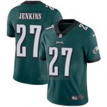 Camiseta NFL Limited Hombre Philadelphia Eagles 27 Jenkins Verde Negro