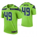 Camiseta NFL Limited Hombre Seattle Seahawks Shaquem Griffin Verde Color Rush
