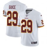 Camiseta NFL Limited Hombre Washington Rojoskins 29 Derrius Guice Blanco Road Vapor Untouchable