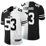 Camiseta NFL Limited Indianapolis Colts Leonard Black White Split