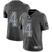 Camiseta NFL Limited Las Vegas Raiders Carr Static Fashion Gris