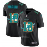 Camiseta NFL Limited Miami Dolphins Marino Logo Dual Overlap Negro