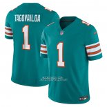 Camiseta NFL Limited Miami Dolphins Tua Tagovailoa Vapor F.U.S.E. Blanco