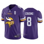 Camiseta NFL Limited Minnesota Vikings Cousins Big Logo Number Violeta