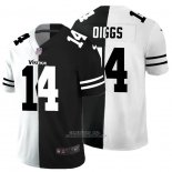 Camiseta NFL Limited Minnesota Vikings Oiggs White Black Split