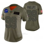 Camiseta NFL Limited Mujer Buffalo Bills Harrison Phillips 2019 Salute To Service Verde