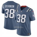 Camiseta NFL Limited New England Patriots Rhamondre Stevenson 2025 Rivalries Collection Azul Storm