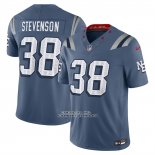 Camiseta NFL Limited New England Patriots Rhamondre Stevenson 2025 Rivalries Collection Azul Storm