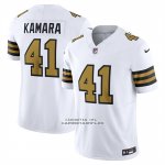 Camiseta NFL Limited New Orleans Saints Alvin Kamara Vapor F.U.S.E. Alterno Blanco