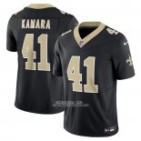 Camiseta NFL Limited New Orleans Saints Alvin Kamara Vapor F.U.S.E. Negro