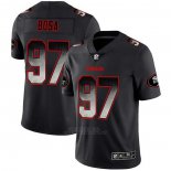 Camiseta NFL Limited San Francisco 49ers Bosa Smoke Fashion Negro