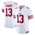 Camiseta NFL Limited San Francisco 49ers Brock Purdy Vapor F.U.S.E. Blanco