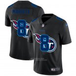 Camiseta NFL Limited Tennessee Titans Mariota Logo Dual Overlap Negro