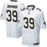 Camiseta New Orleans Saints Browner Blanco Nike Game NFL Hombre