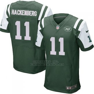 Camiseta New York Jets Hackenberg Verde 2016 Nike Elite NFL Hombre