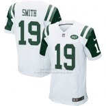 Camiseta New York Jets Smith Blanco Nike Elite NFL Hombre