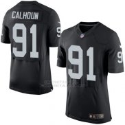 Camiseta Oakland Raiders Calhoun Negro Nike Elite NFL Hombre