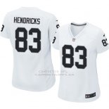 Camiseta Oakland Raiders Hendricks Blanco Nike Game NFL Mujer