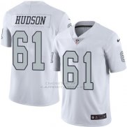 Camiseta Oakland Raiders Hudson Blanco Nike Legend NFL Hombre