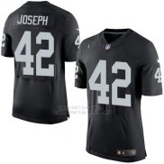 Camiseta Oakland Raiders Joseph Negro Nike Elite NFL Hombre