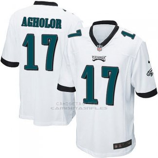 Camiseta Philadelphia Eagles Agholor Blanco Nike Game NFL Nino