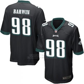 Camiseta Philadelphia Eagles Barwin Negro Nike Game NFL Hombre