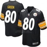 Camiseta Pittsburgh Steelers Green Negro Nike Game NFL Hombre