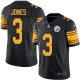 Camiseta Pittsburgh Steelers Jones Negro Nike Legend NFL Hombre
