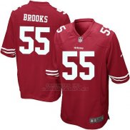 Camiseta San Francisco 49ers Brooks Rojo Nike Game NFL Hombre
