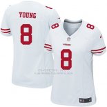Camiseta San Francisco 49ers Young Blanco Nike Game NFL Mujer