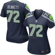 Camiseta Seattle Seahawks Bennett Azul Oscuro Nike Game NFL Mujer