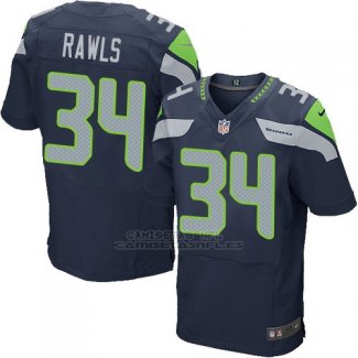 Camiseta Seattle Seahawks Rawls Profundo Azul Nike Elite NFL Hombre