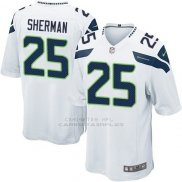 Camiseta Seattle Seahawks Sherman Blanco Nike Game NFL Hombre