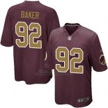 Camiseta Washington Commanders Baker Marron Nike Game NFL Nino