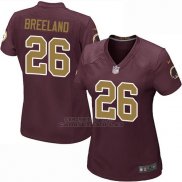 Camiseta Washington Commanders Breeland Marron Nike Game NFL Mujer