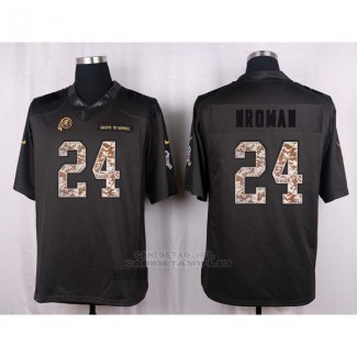 Camiseta Washington Commanders Nroman Apagado Gris Nike Anthracite Salute To Service NFL Hombre