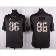 Camiseta Washington Commanders Reed Apagado Gris Nike Anthracite Salute To Service NFL Hombre