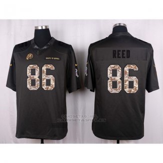 Camiseta Washington Commanders Reed Apagado Gris Nike Anthracite Salute To Service NFL Hombre