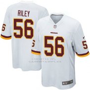 Camiseta Washington Commanders Riley Blanco Nike Game NFL Hombre