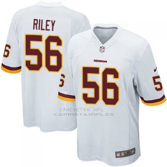 Camiseta Washington Commanders Riley Blanco Nike Game NFL Hombre