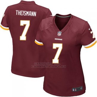 Camiseta Washington Commanders Theismann Rojo Nike Game NFL Marron Mujer