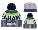 Gorro NFL Seattle Seahawks Blanco Gris Verde