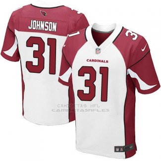 Camiseta Arizona Cardinals Johnson Rojo y Blanco Nike Elite NFL Hombre