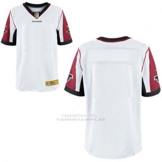 Camiseta Atlanta Falcons Blanco Nike Gold Elite NFL Hombre