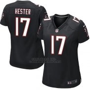 Camiseta Atlanta Falcons Hester Negro Nike Game NFL Nino