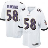 Camiseta Baltimore Ravens Dumervil Blanco Nike Game NFL Nino